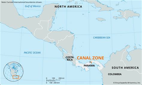 Canal Zone | Panama, Map, & History | Britannica