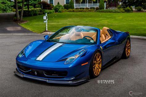 Distinctive Cutomization Program for Blue Convertible Ferrari 458 | Ferrari convertible, Ferrari ...