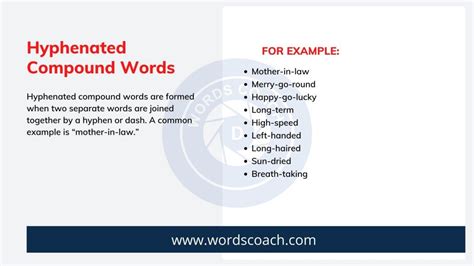 Compound Words | Types and List of 1000+ Compound Words in English - Word Coach