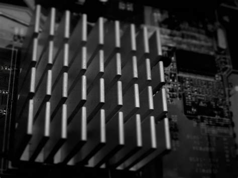 Computer Circuit Board Black/White Free Stock Photo - Public Domain Pictures
