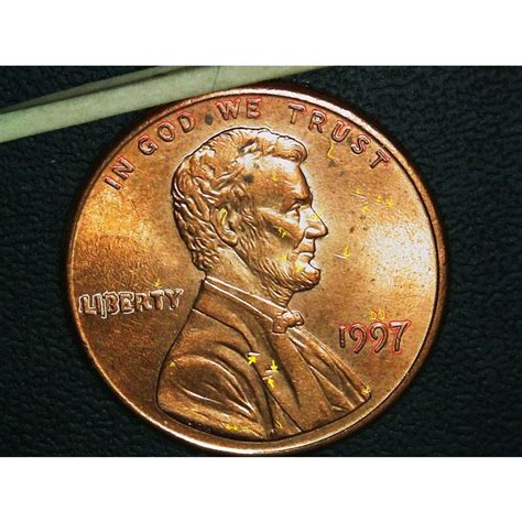 1997 Lincoln Memorial Penny. AU Errors. Marked pictures. on eBid United ...