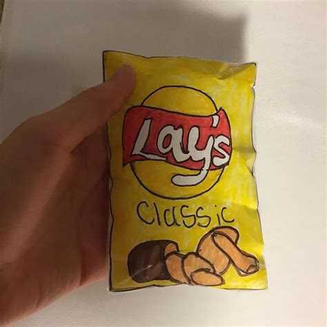 Lays chips! Paper squishy! First post #layschips... - Depop