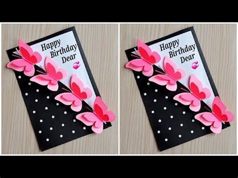 Beautiful handmade Birthday card / Easy and Beast Birthday card making ...