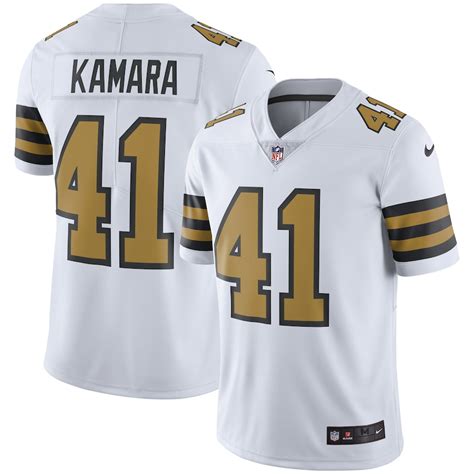 Nike Alvin Kamara New Orleans Saints White Vapor Untouchable Color Rush ...