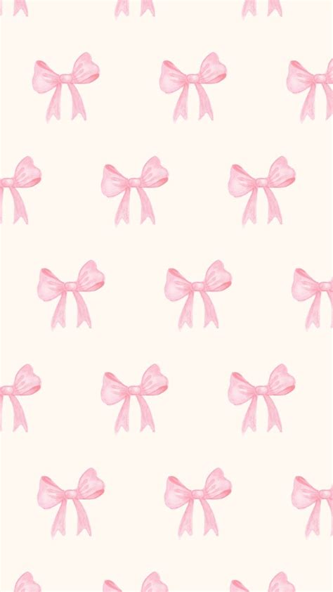 coquette bow wallpaper in 2024 | Bow wallpaper, Cute backgrounds for ...