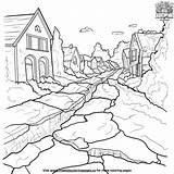 Earths Earthquakes Coloring Pages sketch template
