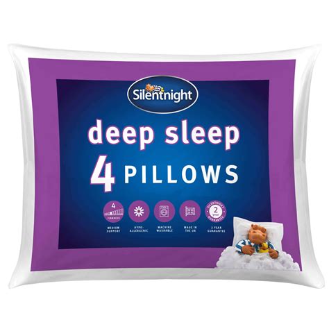 Silentnight Deep Sleep Pillows, 4 Pack | Pillows | Sleepy People