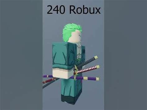 [Anime Outfit Ideas] How To Make Zoro TimeSkip In Roblox [One Piece] # ...