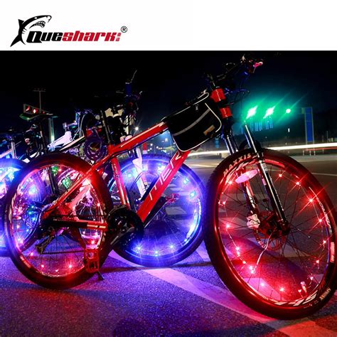 20 LED Colorful Bicycle Lights Mountain Bike Light Cycling Spoke Wheel ...