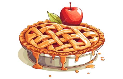 Premium Vector | An apple pie vector illustration thanksgiving apple pie apple pie silhouette set