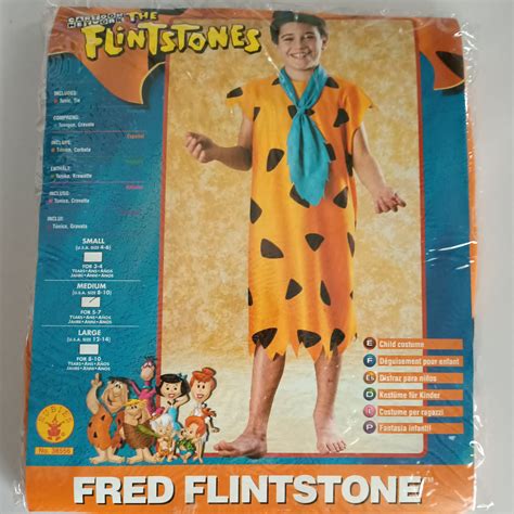 *Child Costume – Fred Flintstone – Size Large (OLD STOCK) – The Party Warehouse