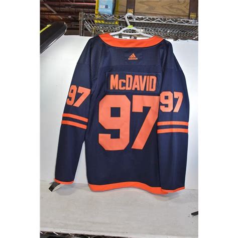 EDMONTON OILERS CONNOR MCDAVID JERSEY #97 ADIDAS