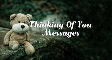 Thinking of You Messages and Quotes - WishesMsg