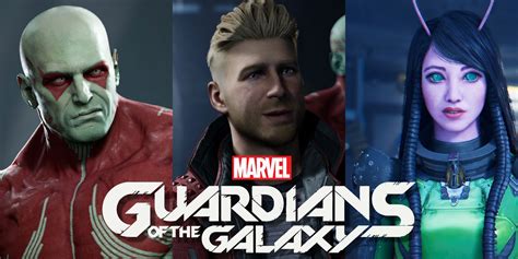 Every Character In The Guardians Of The Galaxy Game, Ranked