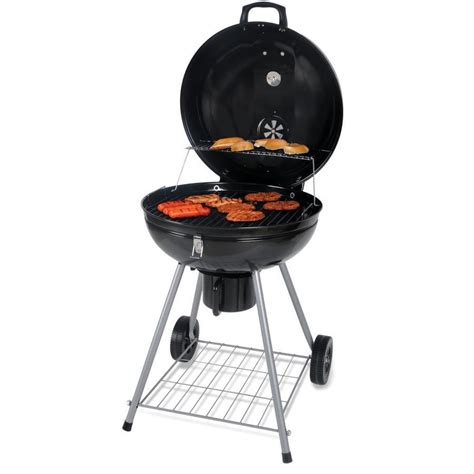 Mr. Bar-B-Q 22.17-in Black Kettle Charcoal Grill - Barbecue & Grill Covers