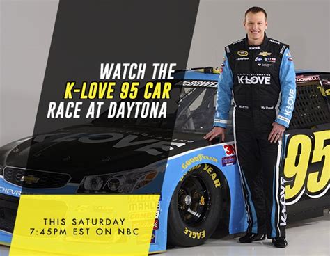 Cheer on the K-LOVE #95 car in the race at Daytona TOMORROW, July 2nd ...