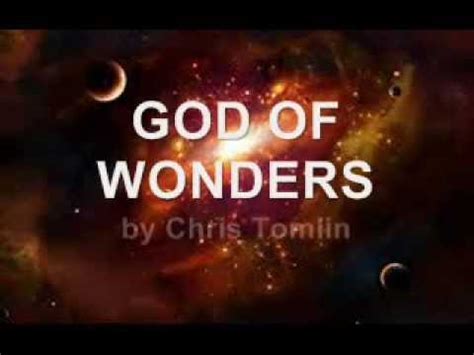 God of Wonders - Chris Tomlin (with lyrics) Chords - Chordify