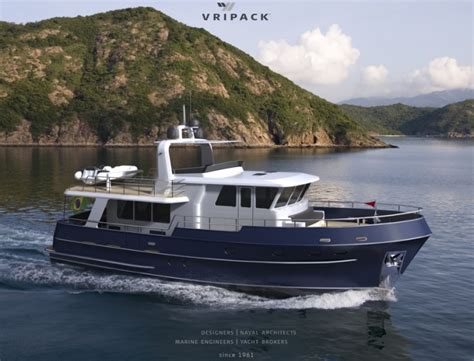 New 17m motor yacht Trawler 1700 designed by Vripack for a Brazilian family — Yacht Charter ...