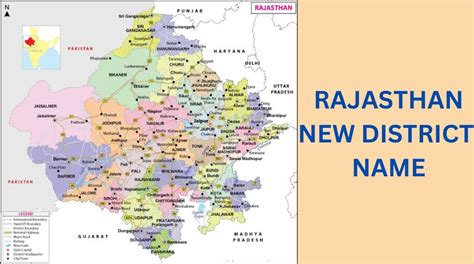 Rajasthan New District List 2023, New Capital, Map PDF Link