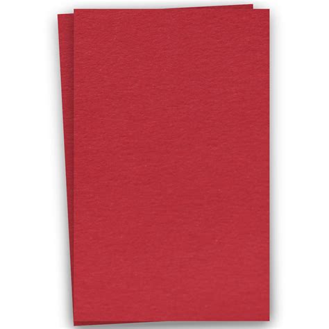 Basics RED 12X18 Paper 80C Cardstock - 100 PK -- Quality 12-x-18 Large size Card Stock Paper ...