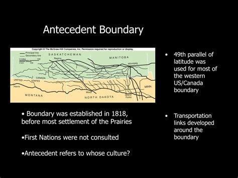 Antecedent Boundaries