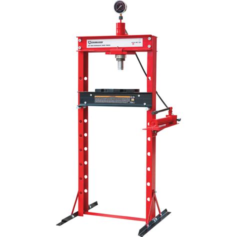 Strongway 20-Ton Hydraulic Shop Press with Gauge | Northern Tool ...