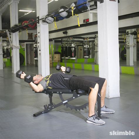 Bench Dumbbell Fly - Exercise How-to - Skimble Workout Trainer