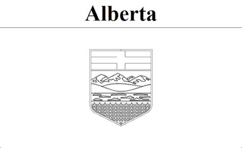 Geography Blog: Alberta Flag Coloring Page