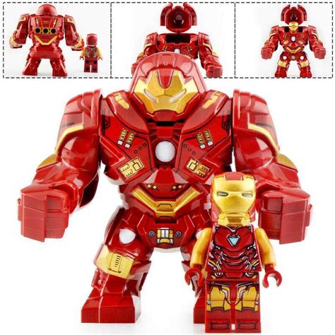 Big Size HulkBuster & Iron Man Mark 85 - Avengers Endgame Lego ...