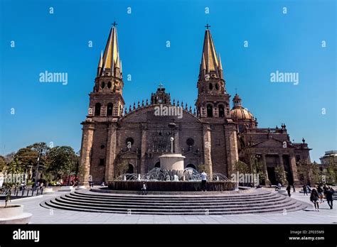 The impressive Guadalajara Cathedral in the historic center, Guadalajara, Jalisco, Mexico Stock ...