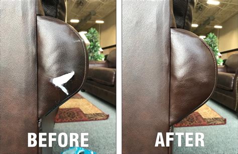 Before & After Photos - A-Plus Leather Furniture Repair