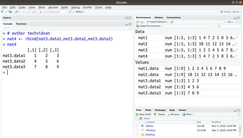 R Matrix - How to create, name and modify matrices in R? - TechVidvan