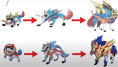 Zacian and zamazenta evolution lines by shin art : r/fakemon