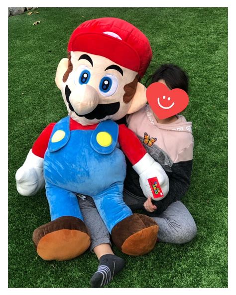 Good Stuff Nintendo Super Mario Brothers 4FT Jumbo Plush Doll with Red ...