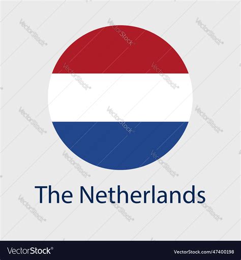 Netherlands flag icon dutch Royalty Free Vector Image