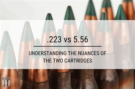 .223 vs 5.56: Comprehensive Caliber Comparison by Ammo.com