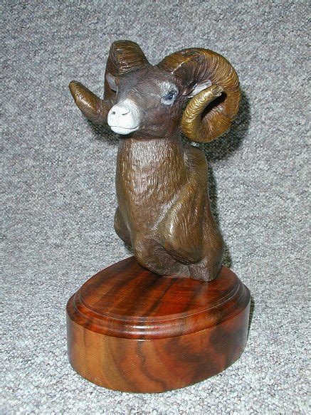 Artist Schwindt - Spot - Bighorn Sheep Bronze Sculpture