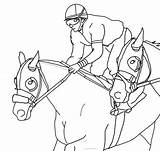 Race Horse Drawing Sketch Coloring Page sketch template