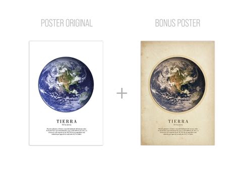 Poster Planet Earth. Vintage Poster. Printable Poster. Digital - Etsy