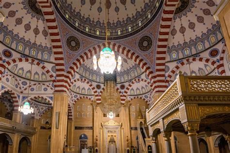 GROZNY, RUSSIA - JULY 9, 2017: Akhmad Kadyrov Mosque in Grozny ...