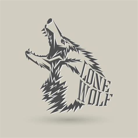 lone wolf logo 640576 Vector Art at Vecteezy