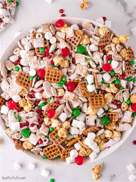 Christmas Chex Mix Recipe - Belly Full