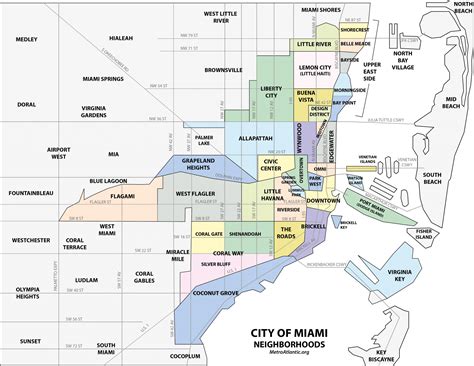 Neighborhood Map - Miami by Night