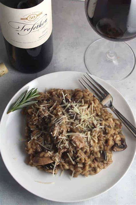 Chicken and Mushroom Risotto with #MerlotMe Wine | Cooking Chat