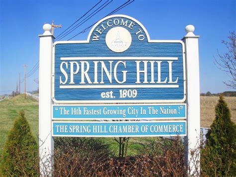 Geographically Yours Welcome: Spring Hill, Tennessee