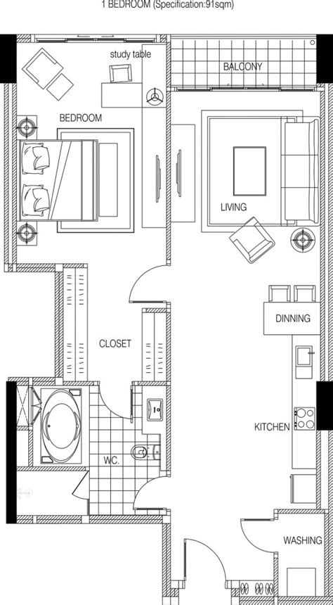 Floor Plan | Maline Apartments