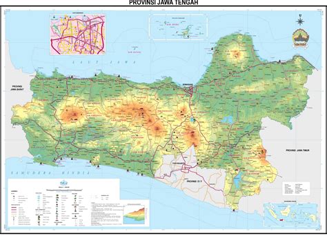 TAKJUB INDONESIA: PETA PROPINSI JAWA TENGAH