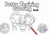 Potty Training Coloring Book Toilet Volume 2  sketch template
