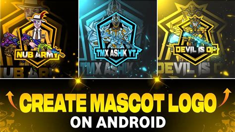 How to make gaming bgmi logo on android || Pubg Mascot Logo ||Gaming Logo Tutorial - YouTube