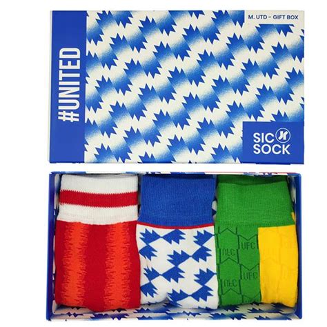 M.Utd - Retro Shirt Sock Gift Box (For Men) | Sicsock.com – SIC SOCK